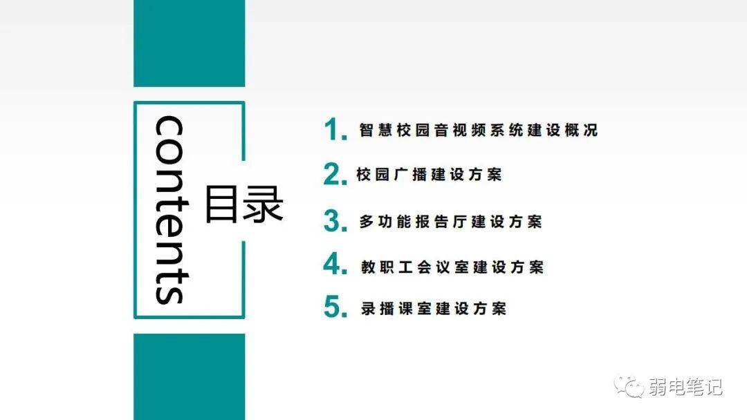 智慧校园音视频系统解决方案汇报